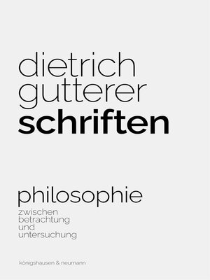 cover image of Schriften